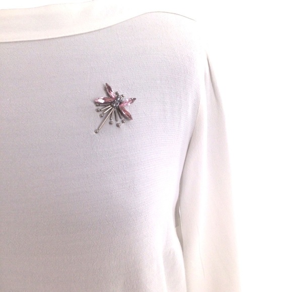 S. Oliver White Dragon Fly Jeweled Shirt - Picture 4 of 11